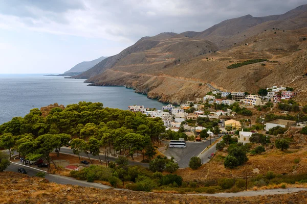 Village on the southern coast of Crete
