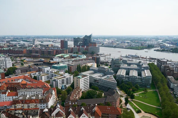 Aerial view on Hamburg