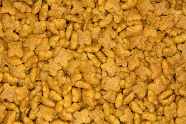 Close up of dried dog food texture