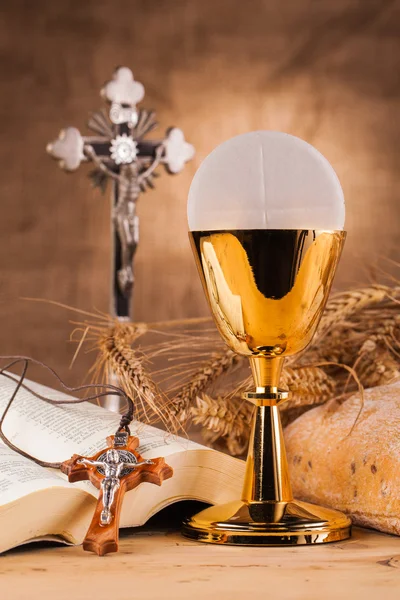 Crucifix  and holy communion