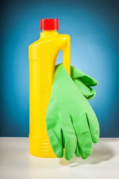 Rubber gloves colorful cleaning equipment
