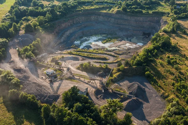 Quarry stone processing plant