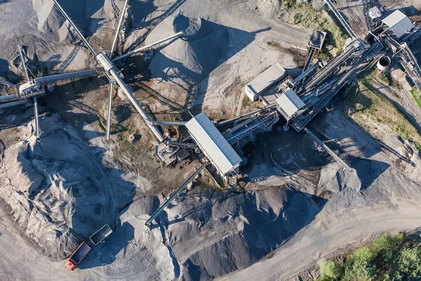 Quarry stone processing plant