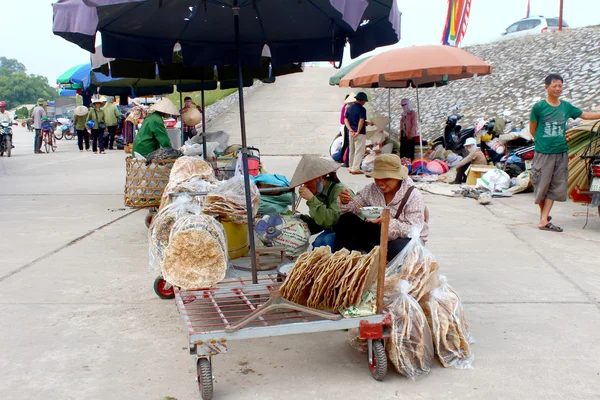 HAI DUONG, VIETNAM, SEPTEMBER, 8: Life of vietnamese vendor at m
