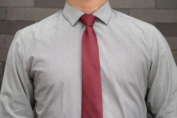 Man in shirt with tie