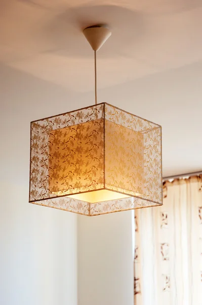 Beautiful lamp on the ceiling