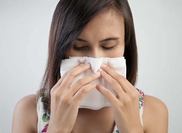 Flu cold or allergy symptom