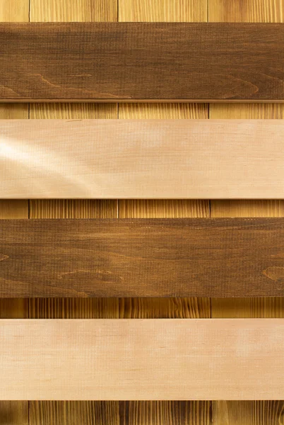 Board panel on wood