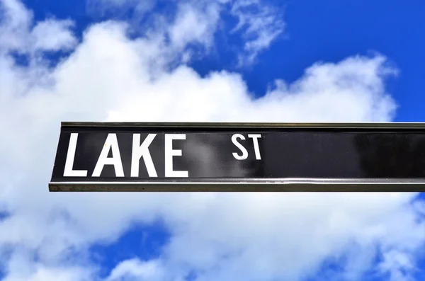 Lake street sign in Cairns Queensland Australia