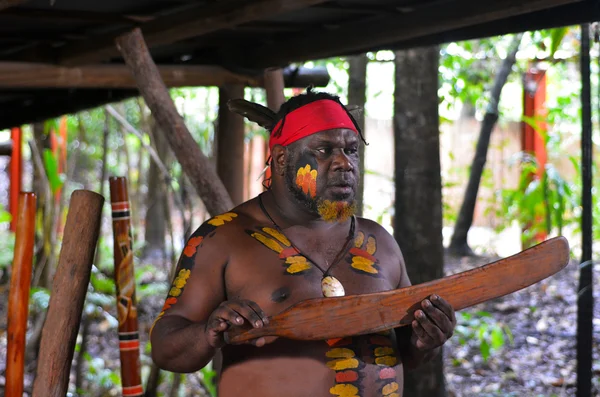Yirrganydji Aboriginal warrior explain about Native Australian m