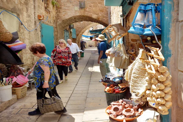 People shopping at acre old market