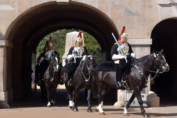 Mounted troopers of the Household Cavalry