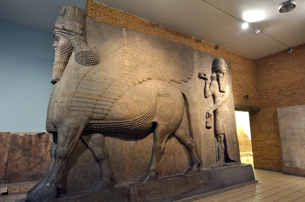 Human Headed Winged Lions and reliefs from Nimrud with the Balaw