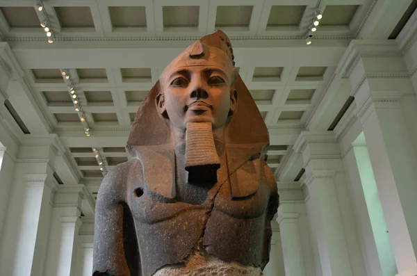 Colossal statue of Amenhotep III in the British Museum in London