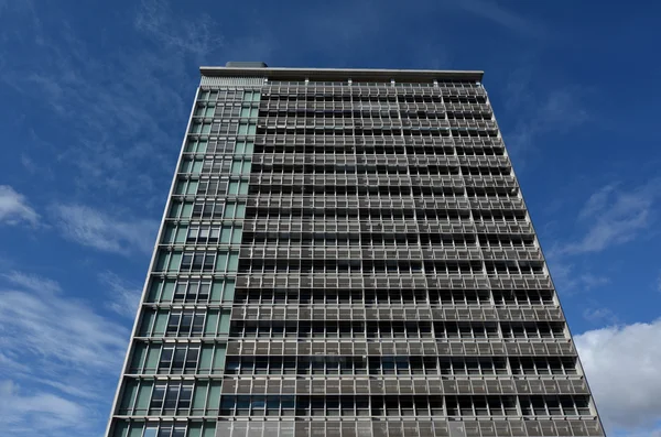 Faced of apartment building in Auckland city center