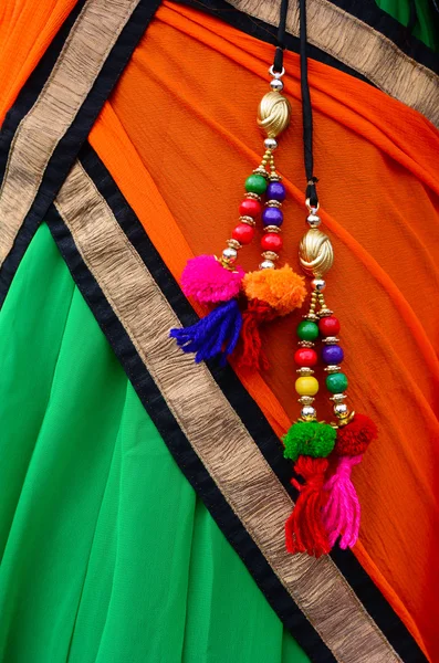 Details of Indian festive woman dress