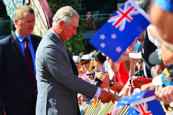 Prince of Wales visit to Auckland New Zealand