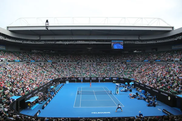 Rod Laver arena during Australian Open 2016 match at Australian tennis center in Melbourne Park