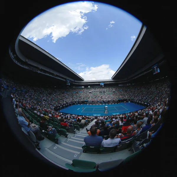 Rod Laver Arena during Australian Open 2016 match at Australian tennis center in Melbourne Park