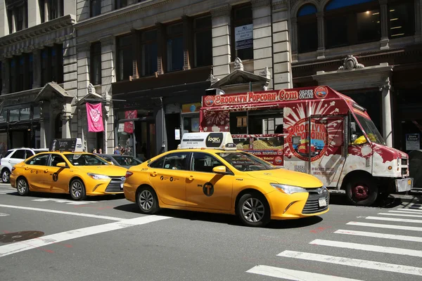New York City Taxi in Soho.