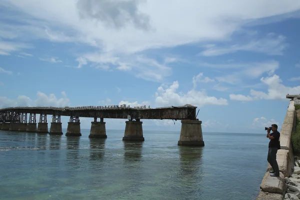 Old Bahia Honda Rail Bridge at Bahia Bay State Park, Florida Keys