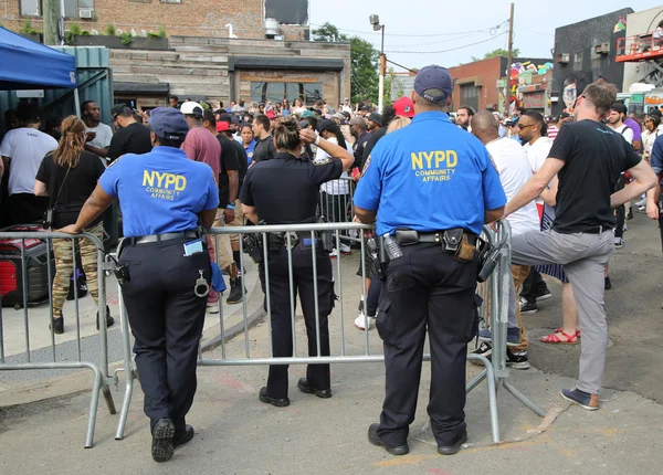 NYPD and Community Affairs officers providing security at Hip Hop concert