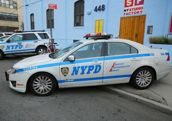 NYPD providing security at Hip Hop concert during Bushwick Collective Block Party in Brooklyn
