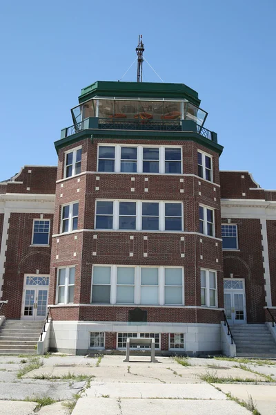 Historic Floyd Bennett Field Administration Building served as passenger terminal, air traffic control and baggage depot