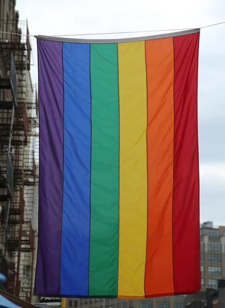 Rainbow flag at Greenwich Village in New York City