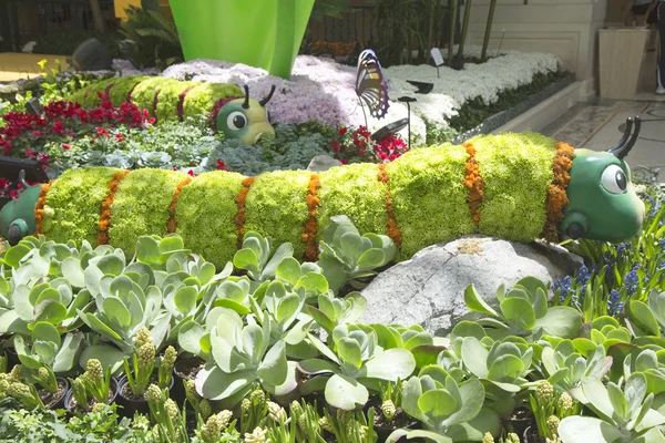 Floral sculptures in the Conservatory of Bellagio Hotel and Casino in Las Vegas