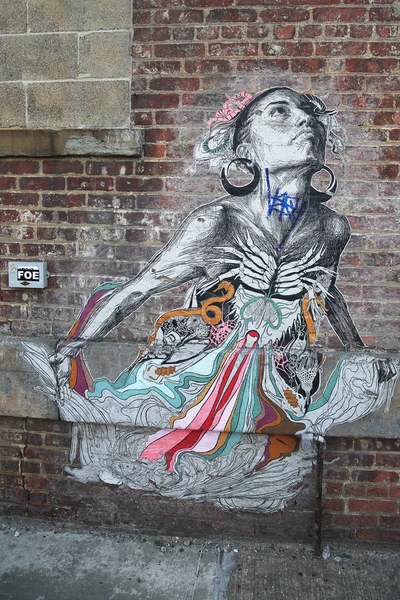 Street art at East Williamsburg in Brooklyn