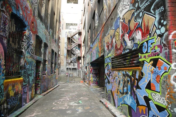 Hosier lane street art is one of the major tourists attraction in Melbourne.