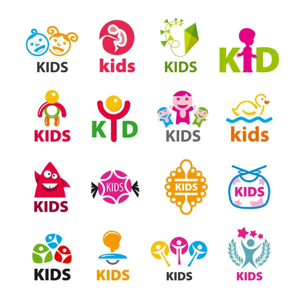 Kids logo Stock Vectors, Royalty Free Kids logo Illustrations