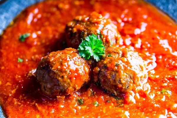 Meat balls. Italian and Mediterranean cuisine. Meat balls with s