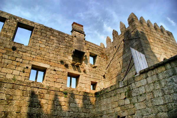Guimaraes castle in the north of Portugal