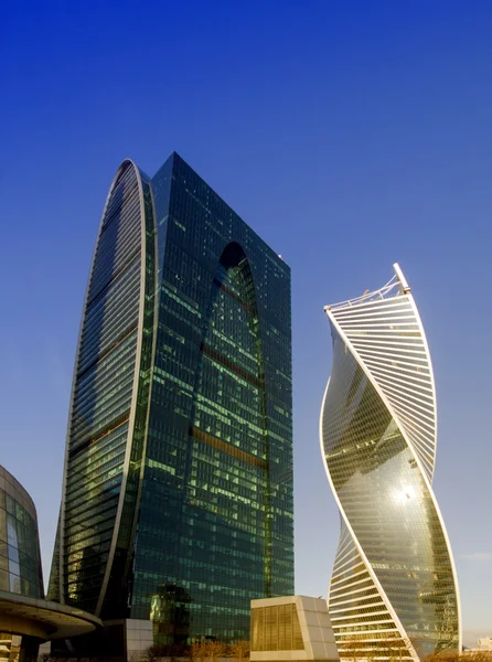 Tower evolution in the business center Moscow City