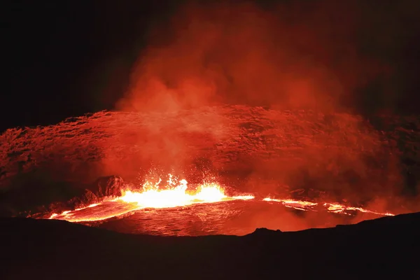 Burning lava lake of Erta Ale volcano-Danakil-Ethiopia. 0224