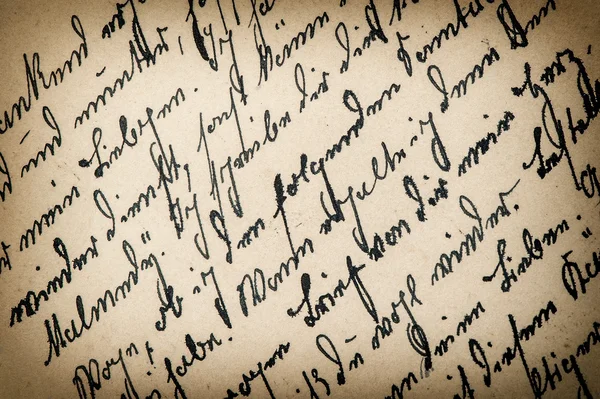 Antique handwriting with a text in undefined language
