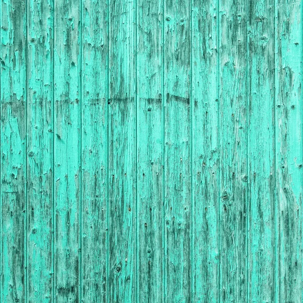 Old turquoise blue wooden background. Shabby chic texture