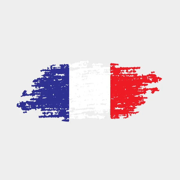 Flag of France. Vector illustration.