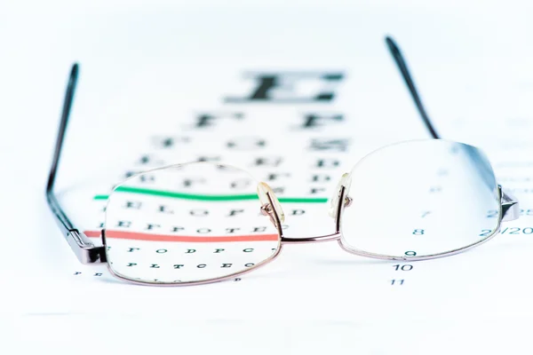 Glasses and Eye Chart