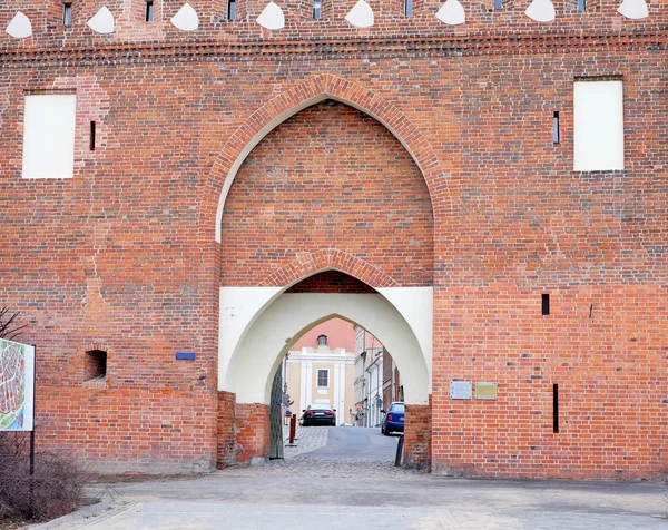The castle gates arch