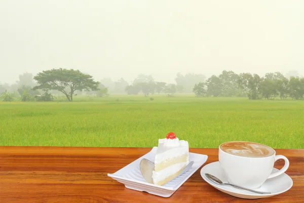 Coffee and Rice field.