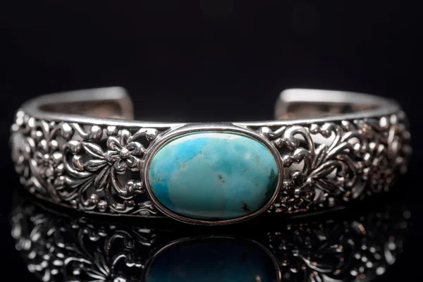 Turquoise  silver bracelet