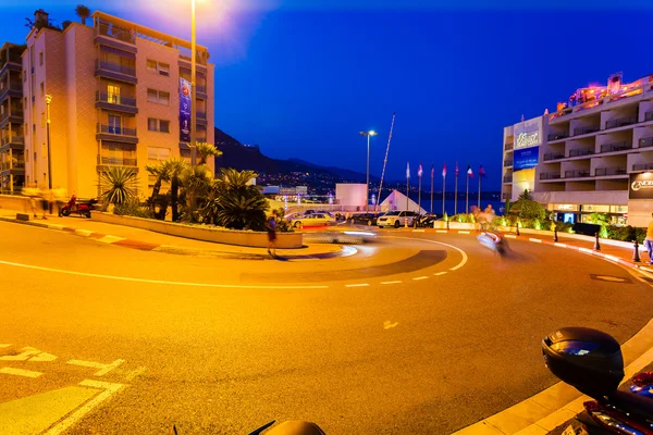 Hairpin along which the Formula 1 pass through in Monaco.