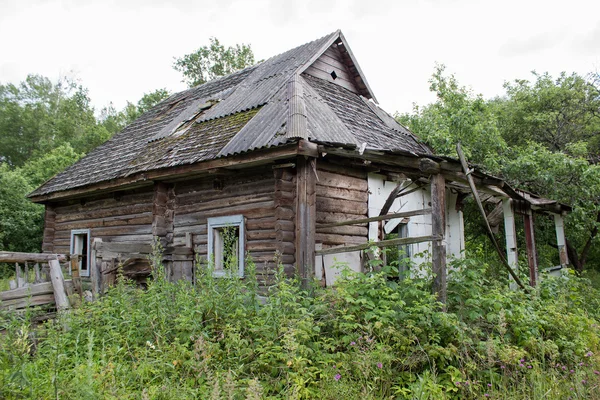 Old abandoned house in the village