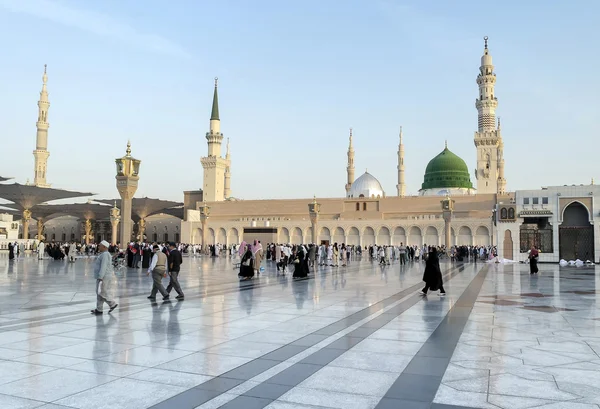 Nabawi Mosque in the morning, Medina, Saudi Arabia