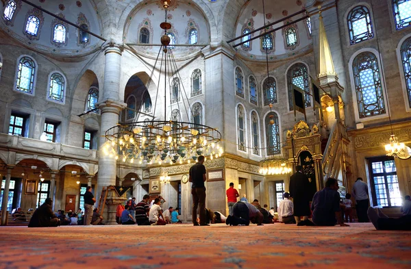 Eyup Sultan mosque ritual of worship centered in prayer, Istanbu