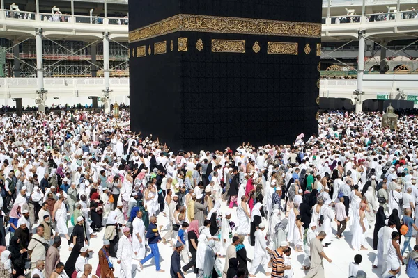 Muslims gathered in Mecca of the world's different countries.