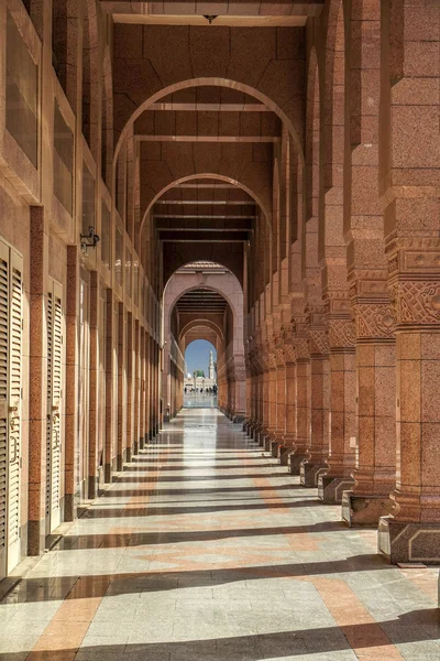 Arches of ancient porch in Saudi Arabia